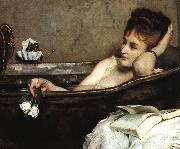 Alfred Stevens The Bath (san06) oil painting